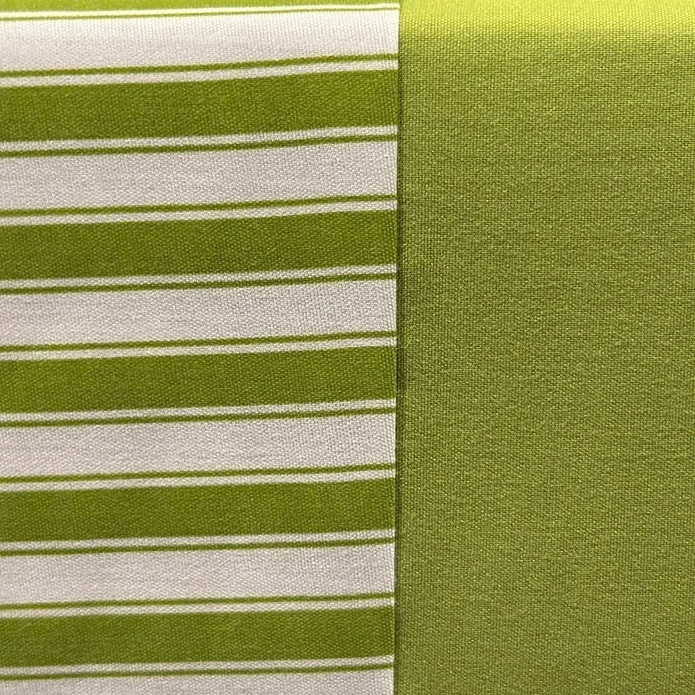 Traditional At Home 4 pc Twin Sheet Set Spring and white stripes.